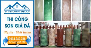 Báo giá sơn giả đá | Thi công sơn nhà trọn gói Ý Thuận Phát