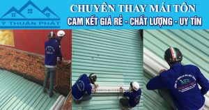 Thay tôn mái nhà