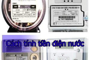 Cách tính tiền điện nước