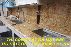 Báo giá cắt đá mặt bếp tại quận Đống Đa【Ưu đãi giảm 10%】