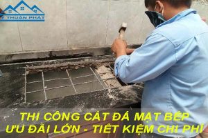 Báo giá cắt đá mặt bếp tại quận Nam Từ Liêm【Ưu đãi 10%】