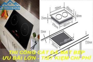 Báo giá cắt đá mặt bếp tại quận Tây Hồ【Ưu đãi giảm 10%】