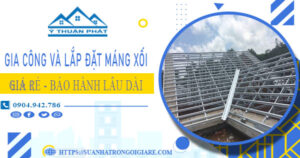 Gia công và lắp đặt máng xối tại Bình Thạnh【BH miễn phí】