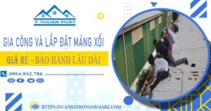 Gia công và lắp đặt máng xối tại Củ Chi【Bảo hành miễn phí】