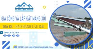 Gia công và lắp đặt máng xối tại Đồng Nai – Bảo hành miễn phí