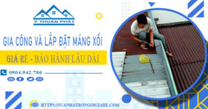 Gia công và lắp đặt máng xối tại Gò Vấp【Bảo hành miễn phí】