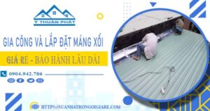 Gia công và lắp đặt máng xối tại KCN Cát Lái – BH miễn phí