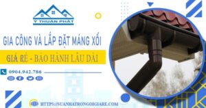 Gia công và lắp đặt máng xối tại KCN Linh Trung【Miễn phí】