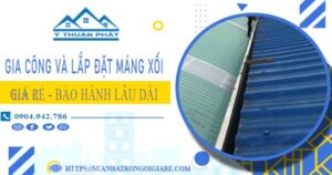 Gia công và lắp đặt máng xối tại Khánh Hoà【BH miễn phí】