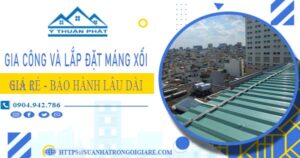Gia công và lắp đặt máng xối tại Lâm Đồng -【BH miễn phí】