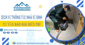 Tư vấn báo giá thông tắc nhà vệ sinh tại Bắc Kạn【Miễn phí】