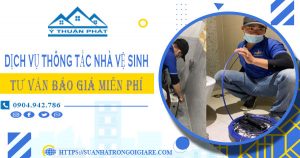 Tư vấn báo giá thông tắc nhà vệ sinh tại Bình Dương【Miễn phí】