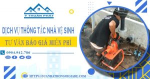 Tư vấn báo giá thông tắc nhà vệ sinh tại Chương Mỹ【Miễn phí】