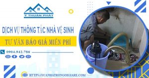 Tư vấn báo giá thông tắc nhà vệ sinh tại Đống Đa【Miễn phí】