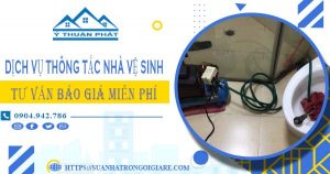 Tư vấn báo giá thông tắc nhà vệ sinh tại Hải Phòng【Miễn phí】