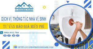 Tư vấn báo giá thông tắc nhà vệ sinh tại Hoàng Mai【Miễn phí】