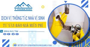 Tư vấn báo giá thông tắc nhà vệ sinh tại huyện Ba Vì【Miễn phí】