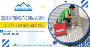 Tư vấn báo giá thông tắc nhà vệ sinh tại Kiên Giang【Miễn phí】
