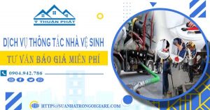 Tư vấn báo giá thông tắc nhà vệ sinh tại Kon Tum【Miễn phí】