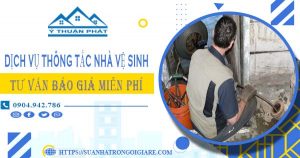 Tư vấn báo giá thông tắc nhà vệ sinh tại Lạng Sơn【Miễn phí】