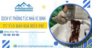 Tư vấn báo giá thông tắc nhà vệ sinh tại Nha Trang【Miễn phí】