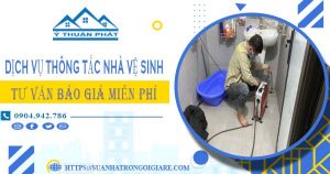 Tư vấn báo giá thông tắc nhà vệ sinh tại Phúc Yên【Miễn phí】