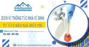 Tư vấn báo giá thông tắc nhà vệ sinh tại Quảng Ngãi【Miễn phí】