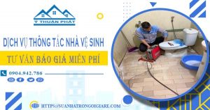 Tư vấn báo giá thông tắc nhà vệ sinh tại Sóc Sơn【Miễn phí】