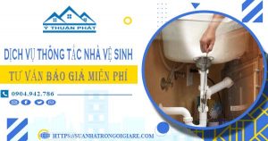 Tư vấn báo giá thông tắc nhà vệ sinh tại Thanh Xuân【Miễn phí】