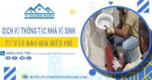 Tư vấn báo giá thông tắc nhà vệ sinh tại Thủ Đức【Miễn phí】