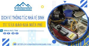 Tư vấn báo giá thông tắc nhà vệ sinh tại Tp Cẩm Phả【Miễn phí】