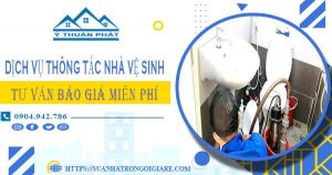 Tư vấn báo giá thông tắc nhà vệ sinh tại Tp Đà Nẵng【Miễn phí】