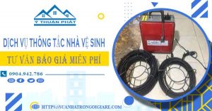 Tư vấn báo giá thông tắc nhà vệ sinh tại Tp Điện Biên【Miễn phí】