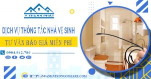 Tư vấn báo giá thông tắc nhà vệ sinh tại Tp Đông Hà【Miễn phí】