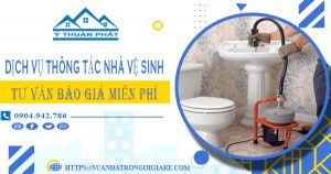 Tư vấn báo giá thông tắc nhà vệ sinh tại Tp Rạch Giá【Miễn phí】