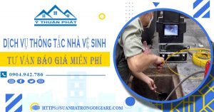 Tư vấn báo giá thông tắc nhà vệ sinh tại Tp Sầm Sơn【Miễn phí】