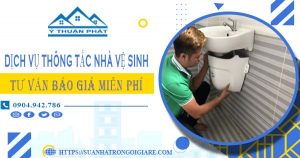 Tư vấn báo giá thông tắc nhà vệ sinh tại Tp Tam Kỳ【Miễn phí】