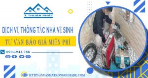 Tư vấn báo giá thông tắc nhà vệ sinh tại Tp Việt Trì【Miễn phí】