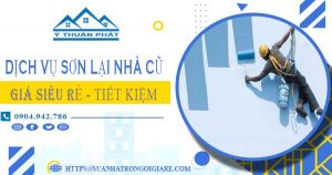 Báo giá dịch vụ thợ sơn lại nhà cũ tại Hóc Môn【Chỉ từ 15k/m²】