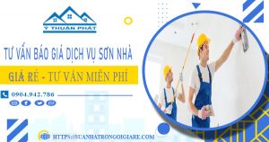 Hỗ trợ tư vấn báo giá dịch vụ sơn nhà ở tại Hóc Môn miễn phí
