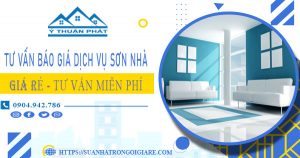 Hỗ trợ tư vấn báo giá dịch vụ sơn nhà ở tại Tp Đà Lạt miễn phí