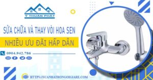 Phí sửa chữa và thay vòi hoa sen tại Bình Chánh -【Ưu Đãi 10%】