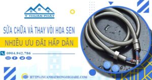 Phí sửa chữa và thay vòi hoa sen tại Bình Tân -【Ưu Đãi 10%】