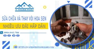 Phí sửa chữa và thay vòi hoa sen tại Phú Nhuận -【Ưu Đãi 10%】