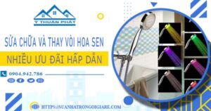 Phí sửa chữa và thay vòi hoa sen tại Quận 2 -【Ưu Đãi 10%】