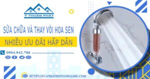 Phí sửa chữa và thay vòi hoa sen tại Tây Ninh -【Ưu Đãi 10%】