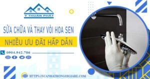 Phí sửa chữa và thay vòi hoa sen tại Thủ Dầu Một -【Ưu Đãi 10%】