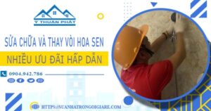 Phí sửa chữa và thay vòi hoa sen tại Thủ Đức -【Ưu Đãi 10%】