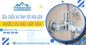 Phí sửa chữa và thay vòi hoa sen tại Vũng Tàu -【Ưu Đãi 10%】