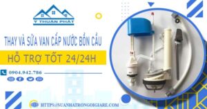 Thay và sửa van cấp nước bồn cầu tại Củ Chi【Chỉ từ 199K】